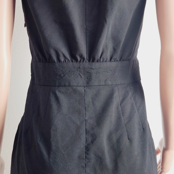 J.CREW Black Label Collection Midi Cotton Blend Sheath Dress Size: 4 - Picture 9 of 13